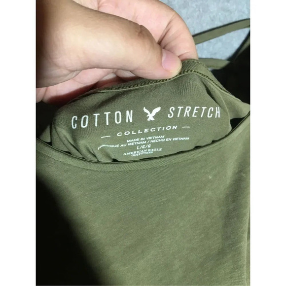 Womens NWT American Eagle Bodysuit Cotton Stretch Collection Criss Cross Back - Picture 4 of 6